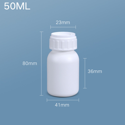 주문 부식 저항 실험실 플루오린 병 100ml HDPE 알약 병 컨테이너 온라인 제조