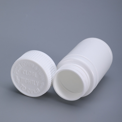 주문 112ml 작은 둥근 HDPE 플라스틱 병 용기 어린이 안전 모자 흰색 장점 온라인 제조