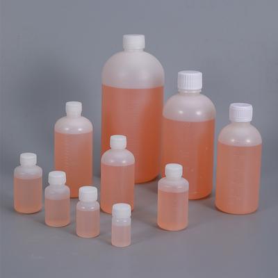 주문 밀폐 유형 실험실 분석용 플라스틱 Hdpe 반응기 병 나사 캡 온라인 제조