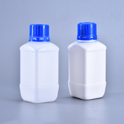 주문 액체 저장용 빈 흰색 HDPE 플라스틱 실험실 병 표시기 온라인 제조