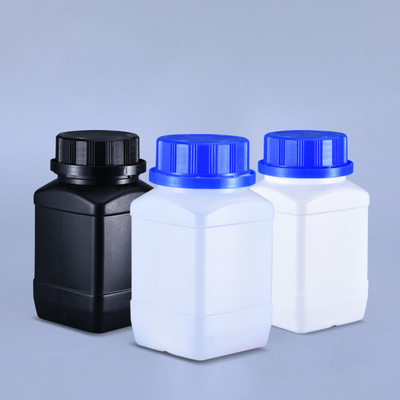주문 1 리터 HDPE 평면 실험실 병 플라스틱 식품 등급 반응기 화학 액체 포장 온라인 제조