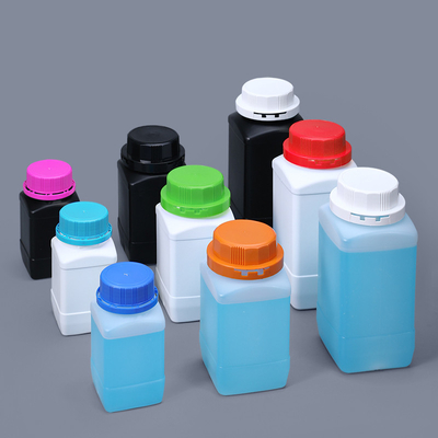 주문 500ml HDPE 친환경 플라스틱 병 식품 등급 실험용 플라스틱 용기 온라인 제조