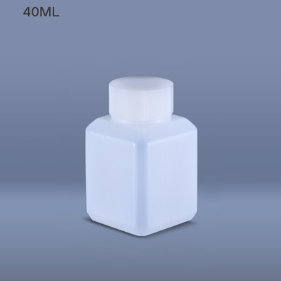 주문 40ml 밀폐 된 반응기 병 좁은 입 용기 HDPE 농화학 액체 포장 온라인 제조