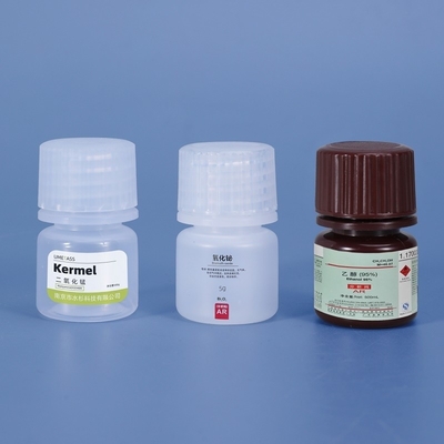 주문 5ml 10ml 넓은 입 HDPE/PP 플라스틱 화학 액체 반응기 병 로고 인쇄 온라인 제조