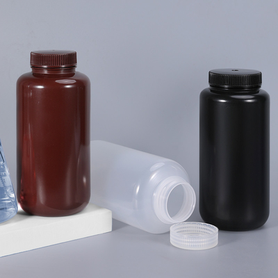 주문 1000ml PP/HDPE 플라스틱 투명한 실린더 모양의 병 온라인 제조