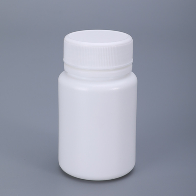 주문 70ml 용량 정사각형/ 둥근 병 맞춤형 방수 PE 흰색 플라스틱 알약 용기 온라인 제조