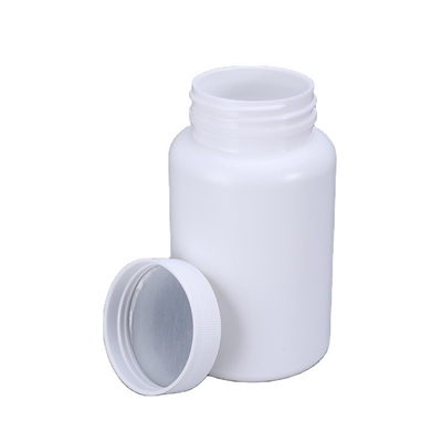 주문 실크 스크린 인쇄 200ml 비탄 태블릿을위한 흰색 빈 약 병 HDPE 재료 온라인 제조