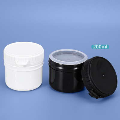 주문 목걸이 재료 HDPE 200ml 플라스틱 식품 등급 저장 상자 맞춤 인쇄 온라인 제조