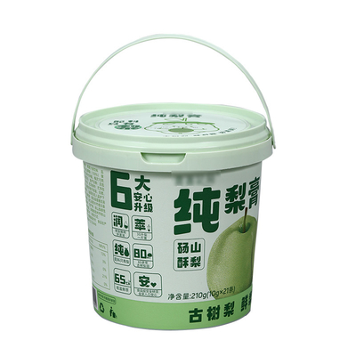 주문 사용자 정의 크기 식품 포장용 맑은 플라스틱 PP 아이스크림 컵 온라인 제조