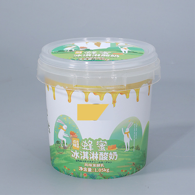 주문 500ml PP 에어티크 쿠키 조울리 플라스틱 버킷 뚜?? 이 둥글한 음식 저장 용기 온라인 제조