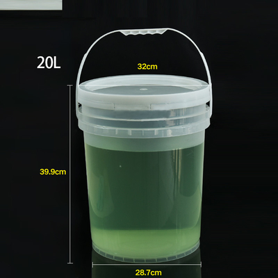 주문 라운드 20L 탭 5 갤론 다기능 코치 버킷 냉각 버그 스트라이프 플라스틱 컨테이너 온라인 제조