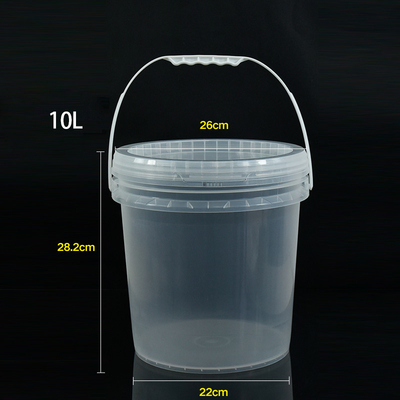 주문 1-35L 용량 식품 등급 플라스틱 컨테이너를 위한 사용자 지정 로고 PP 버킷 온라인 제조