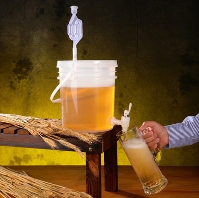 주문 맥주 양조 병 와인 발효 버킷 플라스틱 펌프 교체 5 갤런 온라인 제조