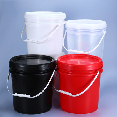 주문 2.5 갤론 10L 플라스틱 페인트 버킷 저장 컨테이너 식품 등급 사용자 지정 로고 인쇄 온라인 제조