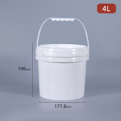 주문 1L 2L 3L 4L 5L 빈 플라스틱 페인트 버킷 온라인 제조