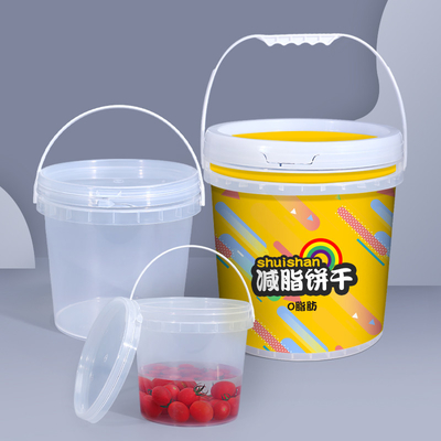 주문 맞춤형 1L-20L 맑은 식품 등급 간식 우유 차 포장 버킷 B2B를 위한 뚜?? 온라인 제조