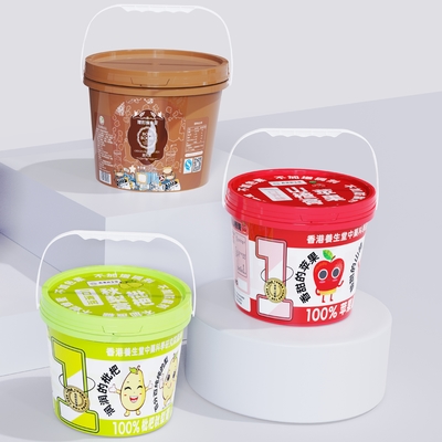 주문 두꺼운 PP 5 갤런 플라스틱 버킷 백상 500ml ODM 온라인 제조