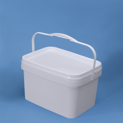 주문 5L 직사각형 플라스틱 버킷, 견고한 손잡이 온라인 제조