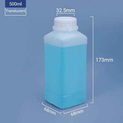 주문 오래 지속되는 500ml 평면 플라스틱 병 채우고 붓는 것이 쉽습니다 온라인 제조