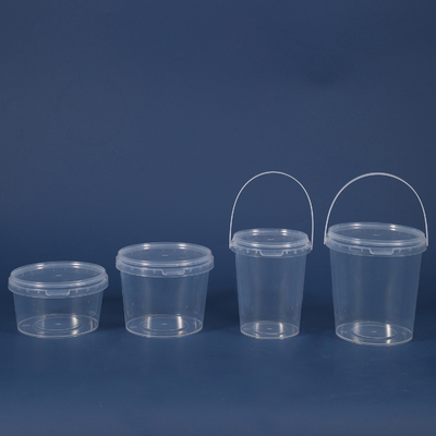 주문 450ml-900ml 투명 플라스틱 음식 저장 버킷 뚜?? 과 과일 버킷 온라인 제조