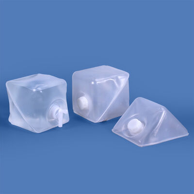 주문 Eco-Friendly 4L Water Clear Container Soft Collapsible Plastic Jerry Can with Faucet Lid Seal Lid 온라인 제조