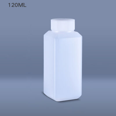 주문 120ml Plastic Chemical Bottle Narrow Neck Square Plastic Bottle Good Sealing No leakage 온라인 제조