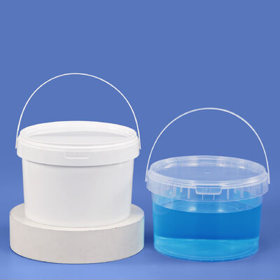 주문 4L Transparent Airtight Food-Grade Plastic Bucket with Screw Lid for Honey/Candy Container 온라인 제조