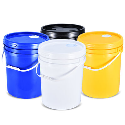 주문 25L Round Plastic Bucket Large-Capacity Eco-Friendly Recyclable BPA-Free for Bulk Liquid Storage 온라인 제조
