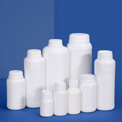 주문 내구성이 뛰어난 누수 방지 병 50ml 100ml 200ml 250ml 불소 처리 HDPE 플라스틱 병, 화학 물질/에센셜 보관 및 운송용 온라인 제조