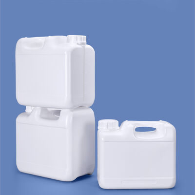 주문 주식 3L 5L HDPE 스틸 할 수 있는 제리 캔 스크루 캡과 엽록스 가스켓 빈 플라스틱 화학물질 수분 저장 배럴 온라인 제조