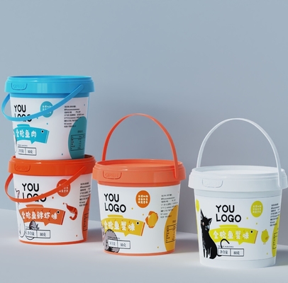 땅콩 버터 쉐이 버터 식품 소스 투명한 버킷 300ml-5L 포장 잘 밀폐 -20C-120C