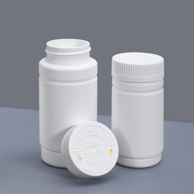 목걸이 재료 HDPE 100ml 캡슐 포장용 빈 흰색 고체 약품 용기