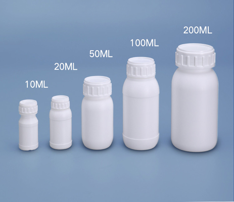 20ML 둥근 병 HDPE 기본 재료