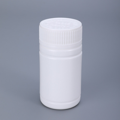 백색 HDPE 112ml 둥근 알약 병과 어린이 보호 뚜?? 캡슐 태블릿 보관 용기