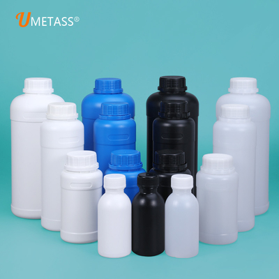 화장품 포장 제조업체용 재활용 된 매트 HDPE 얼음 검정 플라스틱 병