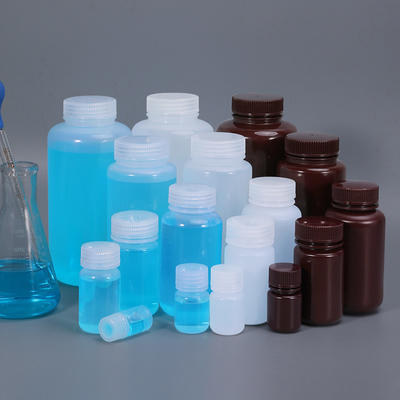 PP 컬러 재료 500ML 랩 의료 화학 반응 물질을 위한 넓은 입 플라스틱 병