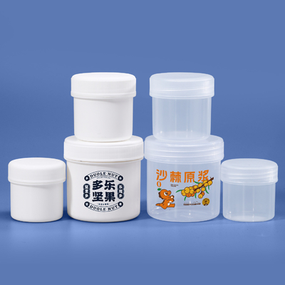 HDPE 목걸이 넓은 입구 빈 잔 컨테이너 캔스터 캔더 캔더 캔더 캔더
