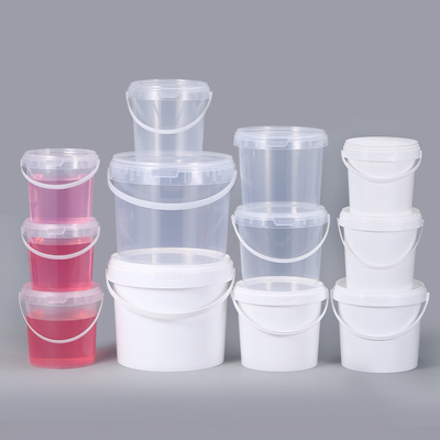 물 900ml 1L 2L ISO9001SGS 너트 요거트 캔디 햄에 뚜?? 가 있는 선명한 플라스틱 버킷