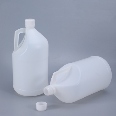 1 갤론 HDPE 평면 화학 세정제 젤리 캔 손잡이 손잡이