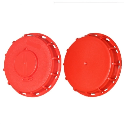 HDPE 주입 UMETASS IBC 물 탱크 빨간색 6 인치 밸런트 플러그 뚜?? 닫기