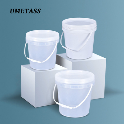 UMETASS 3 리터 플라스틱 덩어리 컨테이너 손잡이와 뚜?? 을 가진 완벽한 페인트 파트너