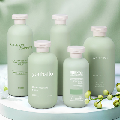 아보카도 녹색 500ml 화장품 샴푸 및 컨디셔너 패키지용 비어있는 플라스틱 병