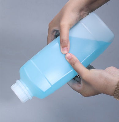 액체 반응기 및 샘플 저장을위한 1000ML 광장 플라스틱 병