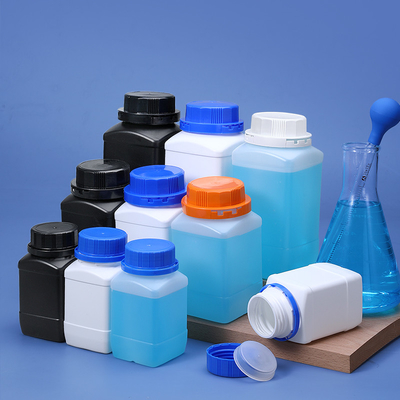250ML 넓은 목 정사 병 HDPE 물질 실린더형 몸체