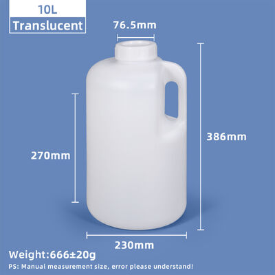 10L HDPE 플라스틱 병