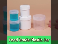 맑은 흰색 버터 저장용 식품 가루 용품 용기 소형 플라스틱 용기 30ml-1000ml