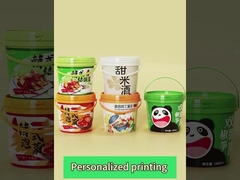 우유 꿀을 위한 뚜?? 이 있는 맞춤형 빈 플라스틱 버킷