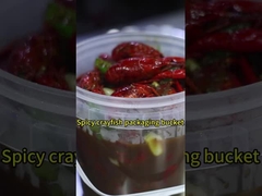 뚜?? 이 있는 맑은 식품 플라스틱 버킷