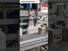 500ML 넓은 목 정면 병 HDPE 물질 실린더형 몸체